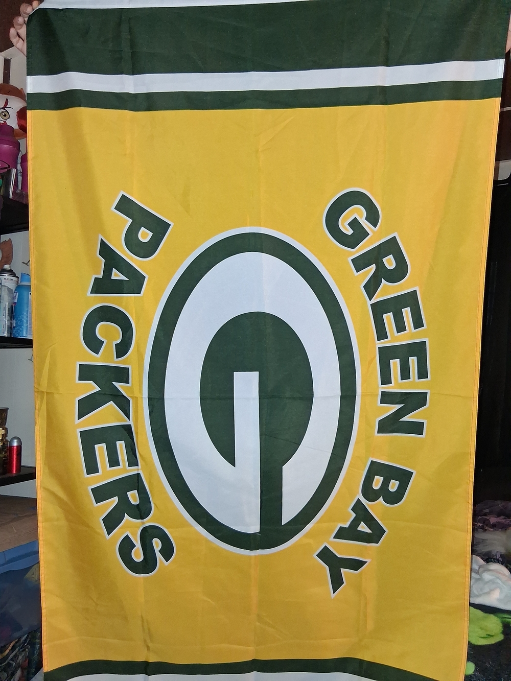 NFL Green Bay Packers Yellow and Green Wall Banner